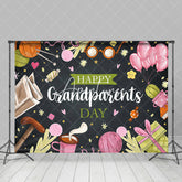 Aperturee - Aperturee Painted Old Man Items Happy Grandparents Backdrop
